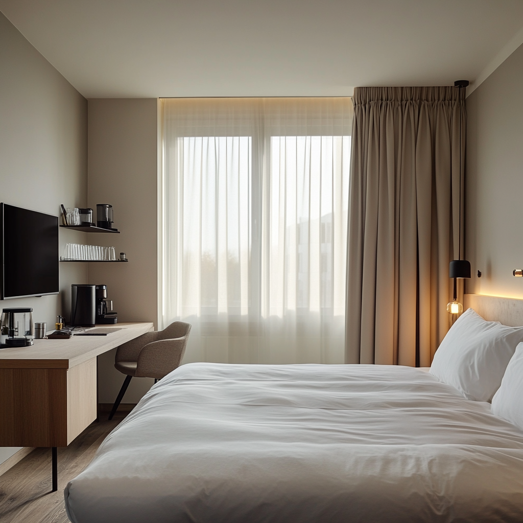 Otel Odası Perdesi